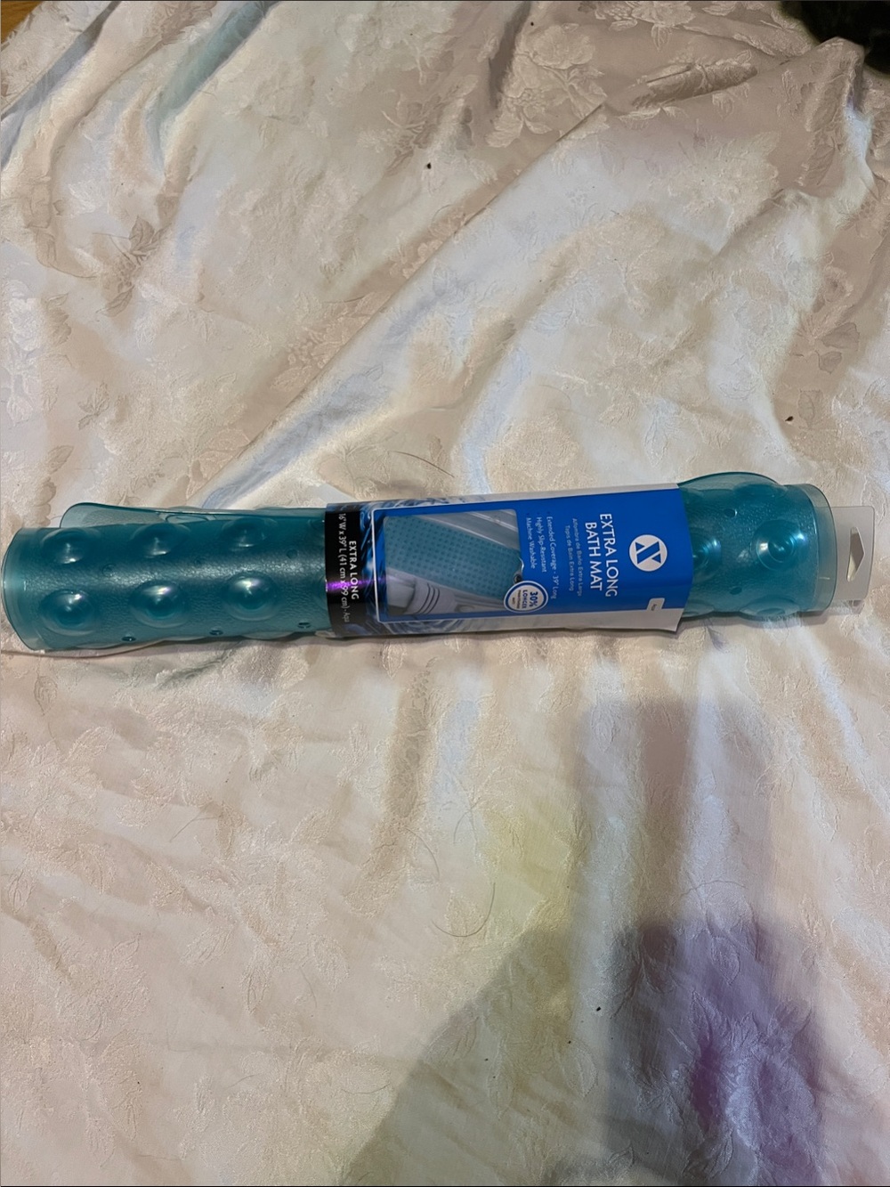 Extra Long Bath Mat - Teal